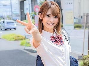 【マジックミラー号】「またイッちゃうよぉ,,」制服姿のギャルJK！彼氏がいるという美少女が他人棒SEX！【素人ナンパ】