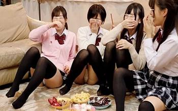 【深田結梨】爆乳+巨尻ロリ系痴女ギャル女子校生達とパコる