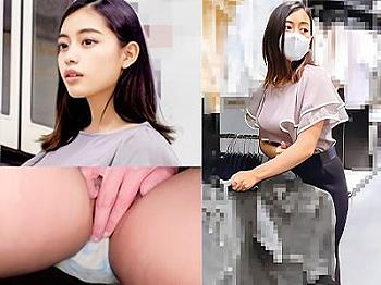 【痴漢×パンチラ】電車内で出会った絶世の美女が予想外の淫行に遭遇！圧倒的な巨根が無抵抗に突き刺さり膣奥で爆ぜる快感の頂点