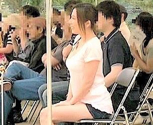 爆乳人妻さんの野外チンポ見せ露出誘惑 ヒクヒク動く勃起マラに発情ファック 動画エロタレスト