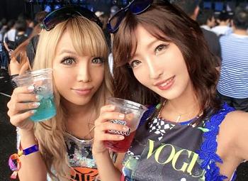 フェスナンパ、2人組のパリピギャルゲット！オシャレなギャルファッションの「るな27歳」「スミレ22歳」ノリで乱交に発展！