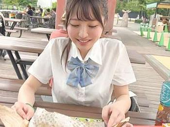 【流川莉央】素人企画でアイドル級ロリ美少女JKがエロSEX！パイパンまんこ四つん這いバック中出しックス！