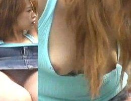 ぽっちゃり　胸チラ　無修正 