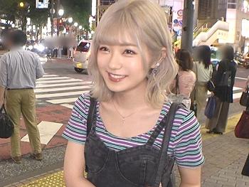 ◆素人ナンパ◆『んっ、もっと突いて…♥』渋谷で出会った金髪美少女！主観ご奉仕＆乳首責め⇒立ちバックで乱れるエロ娘ｗｗ