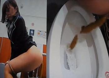 盗撮トイレ中腰 