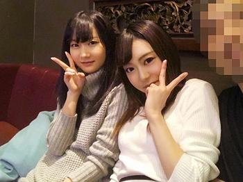 貧乳スレンダーの可愛いJDお姉さん二人をギャラ飲み誘惑で‥宅飲み酩酊‥盗撮ヤリ部屋連れ込み成功～即ハメ＆ハメ撮り突入ｗ