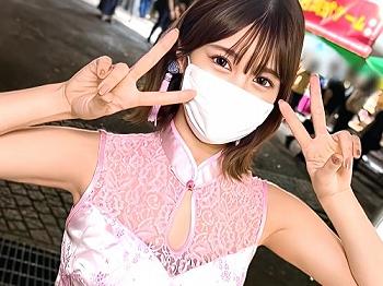【素人】ボディタッチされたらそうなっちゃうよ///陥没乳首の美人お姉さんが乳首責め乳首舐めからのマスクずらし肉棒をフェラ