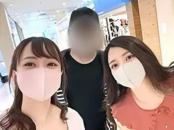 【巨乳素人妻】義理の姉妹の素人奥様2人。男たちにマンコ弄らせ、フェラ、手コキ、勃起男根挿入腰振り絶頂乱交。