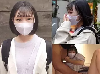 ショートカットが似合う女子大生の「のんちゃん 21歳」経験は少ないが感度は抜群な女の子！